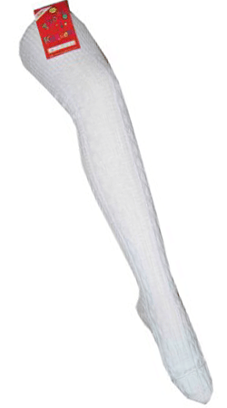 Overknee ladies tights white