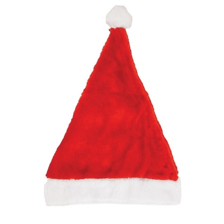 10x Hat Santa for adults