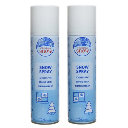 10x stuks milieuvriendelijke sneeuwspray / spuitsneeuw 150 ml