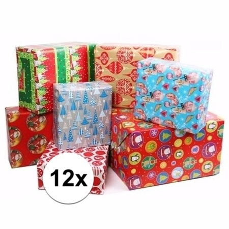 12x Christmas wrapping paper 