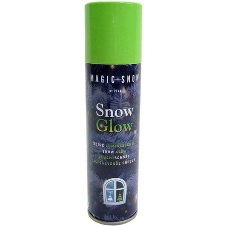 15x stuks glow in the dark sneeuw spray 150 ml