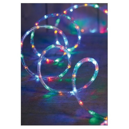 2x Christmas rope lights multi-colour LED 9 m