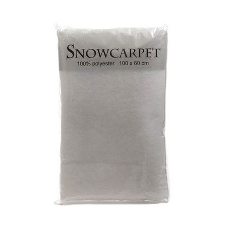 2x Snow blanket / carpet 100 x 80 cm