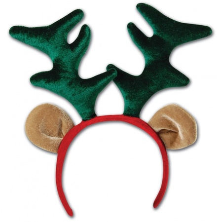2x pieces christmas reindeer headband