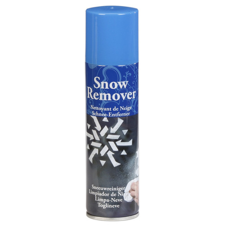 2x stuks kunstsneeuw/sneeuw remover/verwijderaar sprays 125 ml