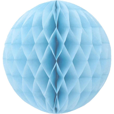3x decoratie bal lichtblauw 10 cm
