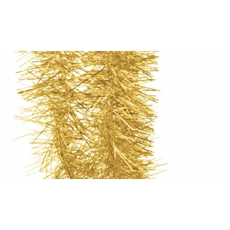 3x Gold tinsel 180 cm
