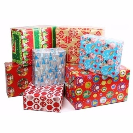 3x Christmas wrapping paper 