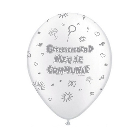 1e communie feest ballonnen actiepakket