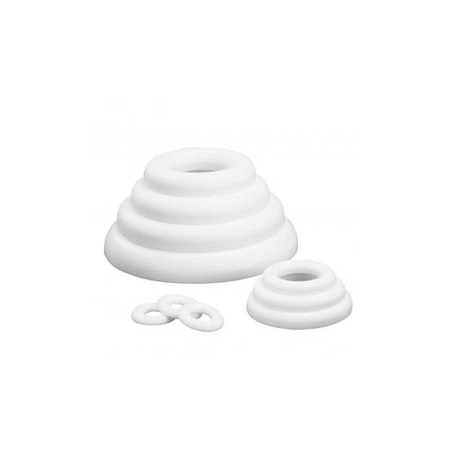 5x Styrofoam flat ring 10 cm