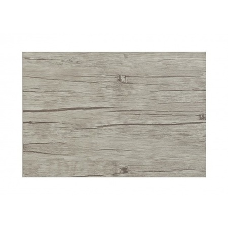 6x Placemat wood grey 45 x 30 cm