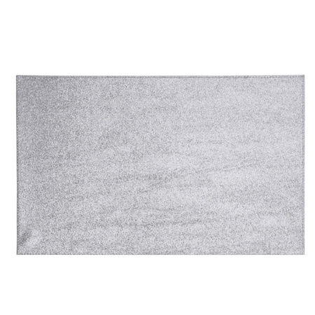 8x Glitter placemats silver 44 x 29 cm
