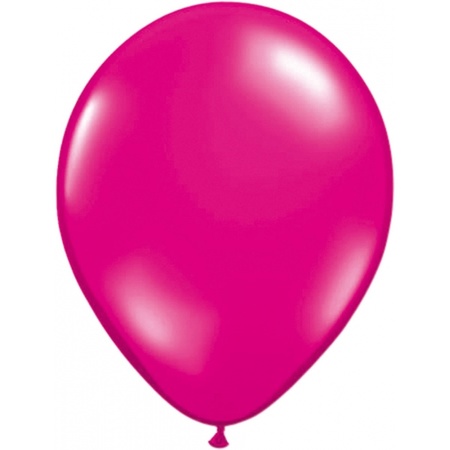 Magenta helium ballonnen 50 stuks