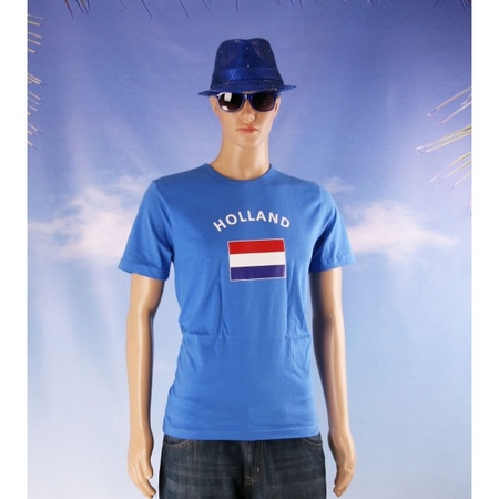 Blue t-shirt flag Holland