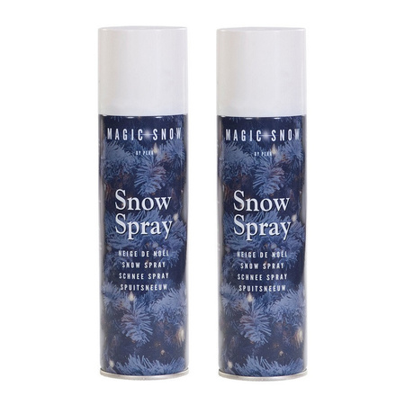 Pack of 2x pieces flacon Snow spray 150 ml