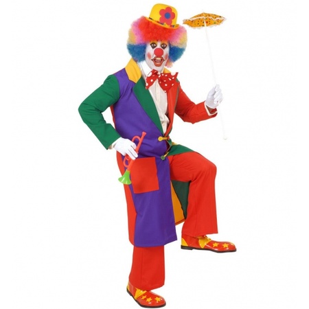 Gekleurde clown jas