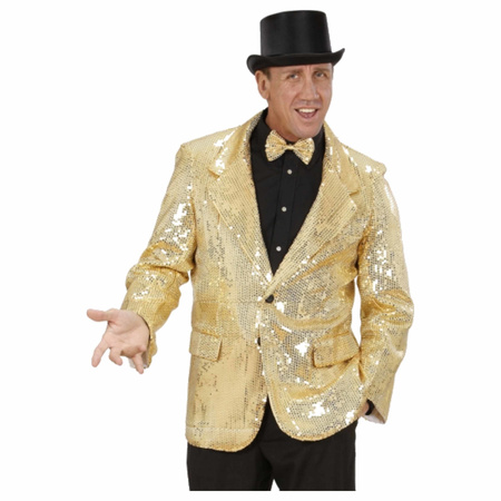 Golden jacket with spangles