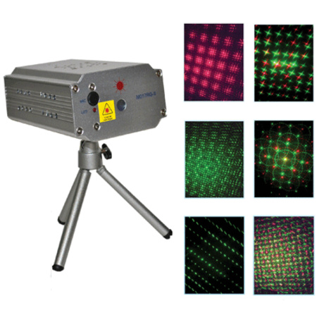 Compacte Twinkling disco laser projector feestverlichting