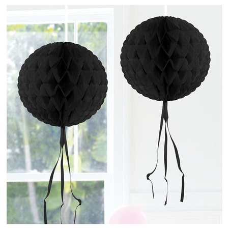 Decoration ball black 30 cm