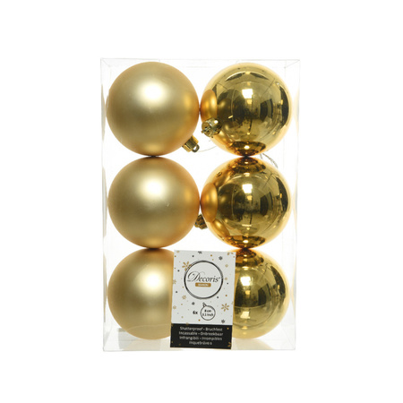 134 stuks Kerstballen mix wit-goud-donkerblauw voor 180 cm boom