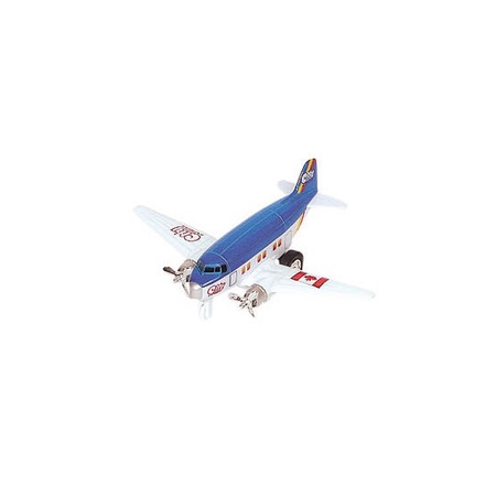 Double fan airplane blue 12 cm