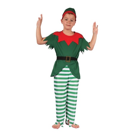 Elf costume with hat for boys