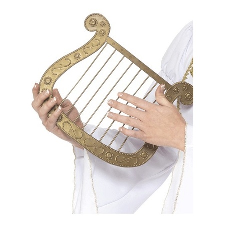Angel harp plastic for carnaval