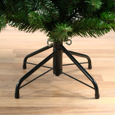 Everlands kunst kerstboom/kunstboom - groen - 120 cm - slank 