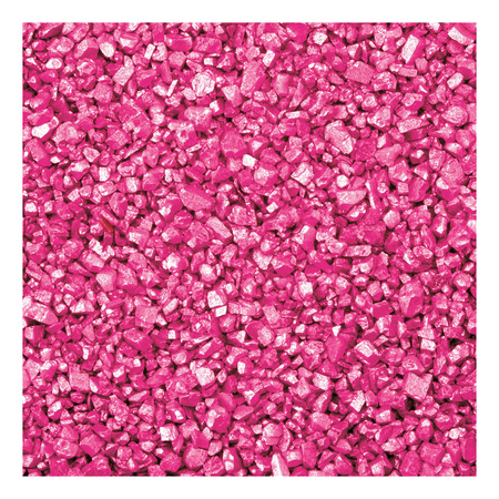 Fijn decoratie zand/kiezels roze 480 gram