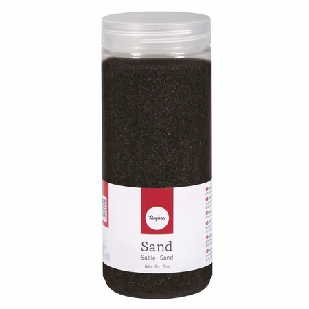 3x 475 ml decoration sand black
