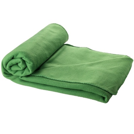 Fleece deken groen 150 x 120 cm