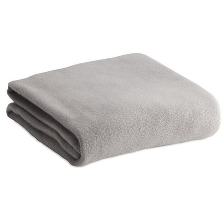Fleece blankets/plaids grey 120 x 150 