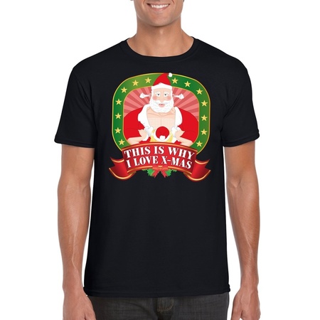 Ugly Christmas t-shirt this is why I love x-mas men