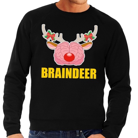 Christmas sweater braindeer black men