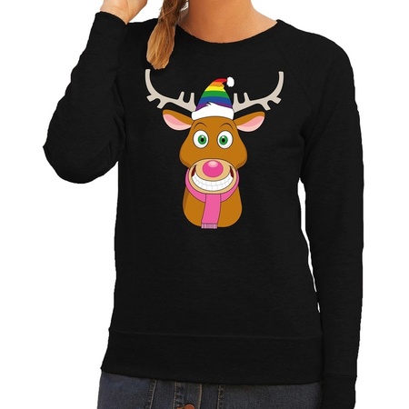 Christmas sweater Gay Rudolph black woman