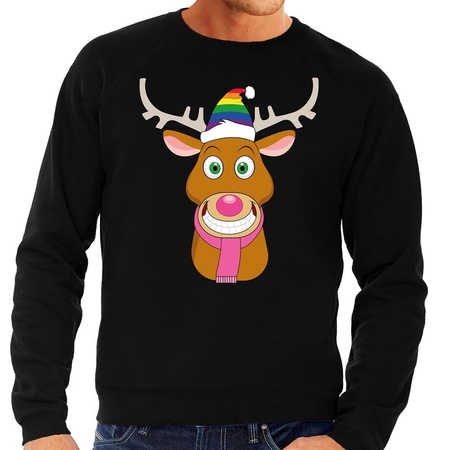Christmas sweater Gay Rudolph black men