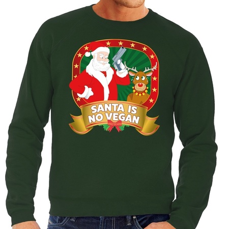 Merry Christmas sweater green X-mas is fucking expensive for men