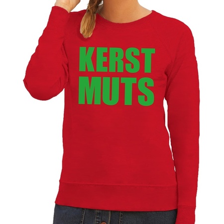 Christmas sweater Kerst Muts red ladies