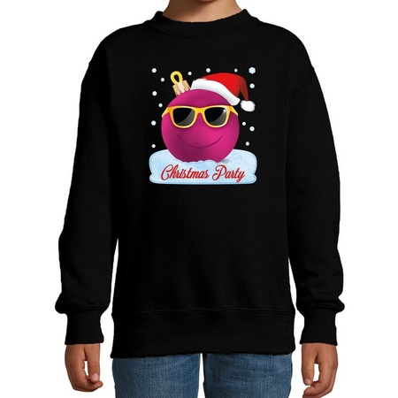 Christmas sweater Christmas party black for girls