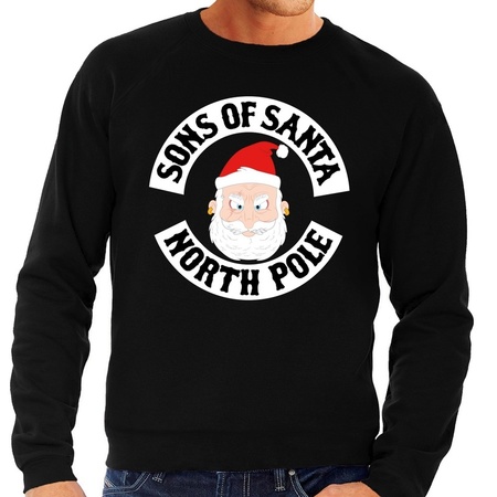 Christmas sweater black Sons of Santa for men