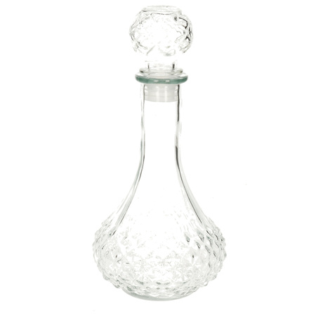 Glass whisky/water decanter 800 ml/11 x 24 cm crystal