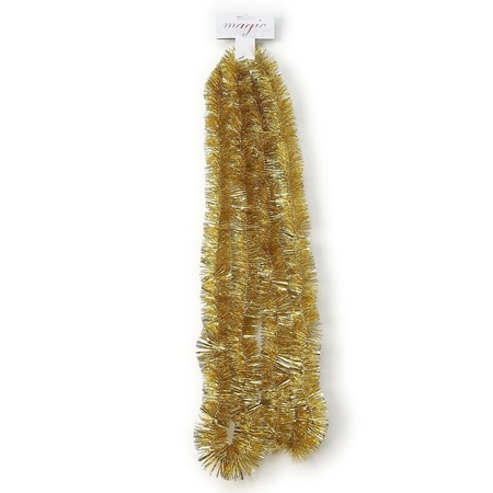 Gold Christmas tree foil garland 270cm decorations