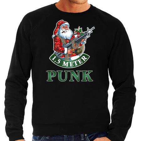 Plus size Christmas sweater 1,5 meter punk black for men