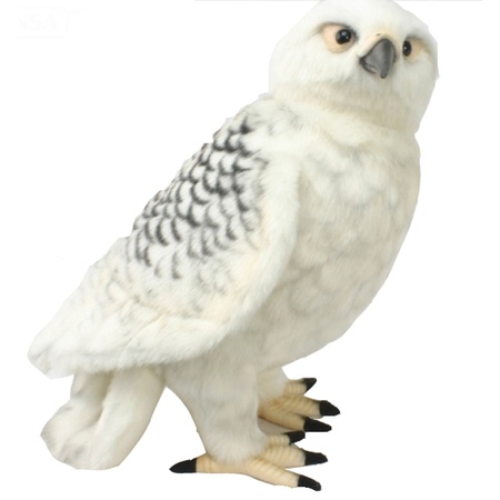 Plush snow owl 35 cm