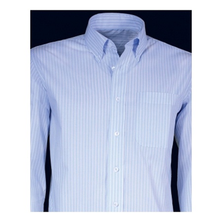 White mens shirt with stripe