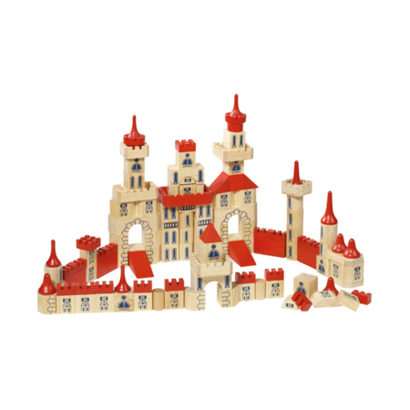 150-delige set bouwblokken kasteel