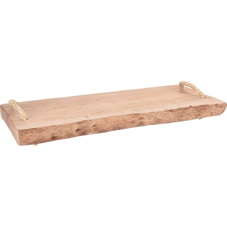 Wooden candle tray 51 cm