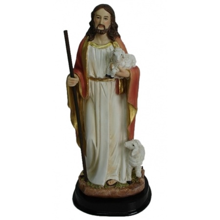 Jesus the shepherd statue 20 cm