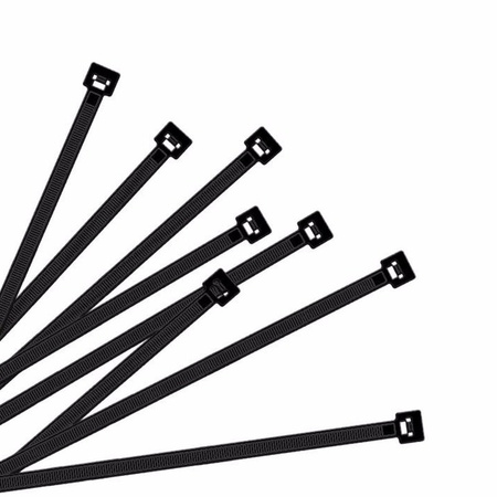 Kabelbinders zwart 200 x 2,5 mm 100 stuks