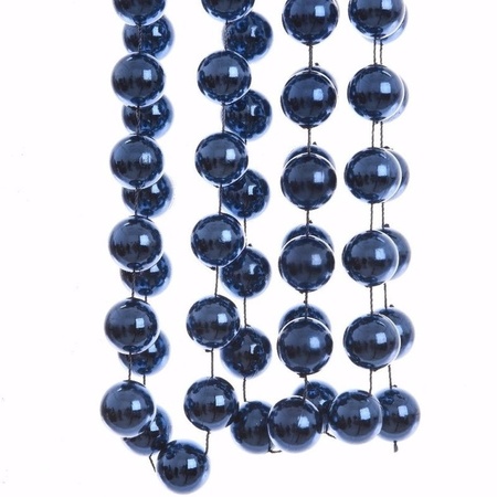 Christmas blue XXL bead garland Mystic Christmas 270 cm